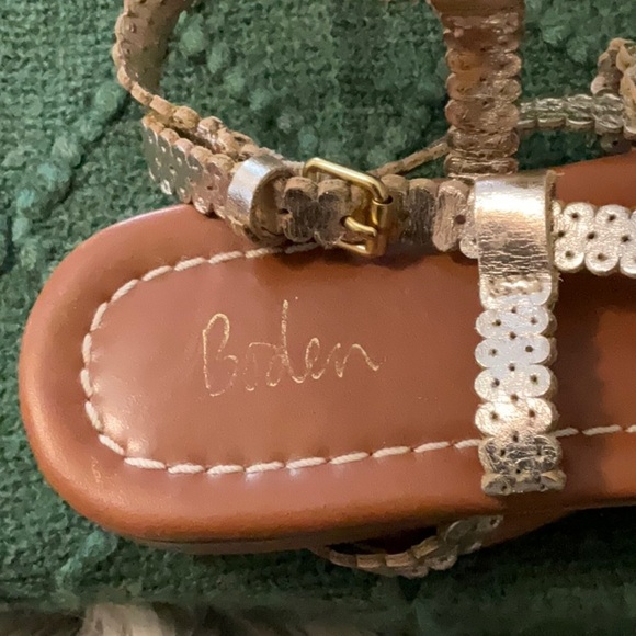 Boden Deborah Gold Sandal - Size 38 - Picture 5 of 7